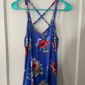 Floral print tank top